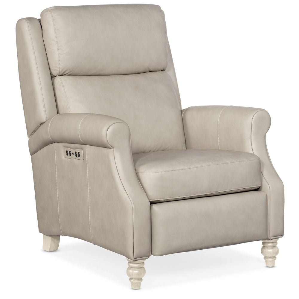Hurley Power Recliner with Power Headrest - Aline Dove
