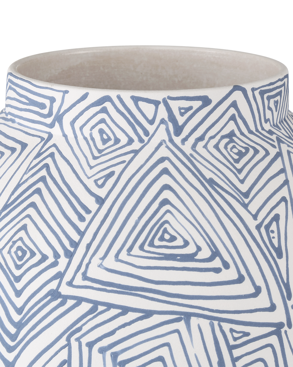 Blue Zag Large Vase.