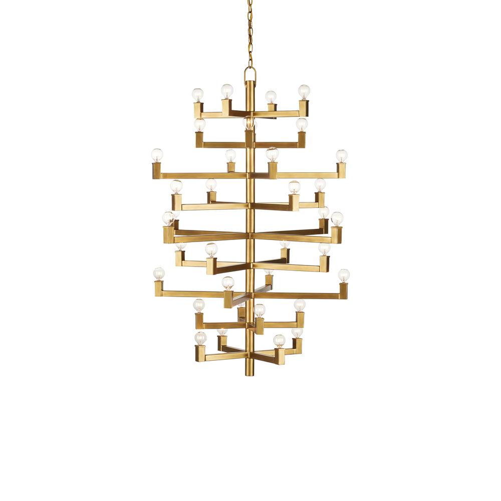 
                      
                        Andre Large Brass Chandelier
                      
                    