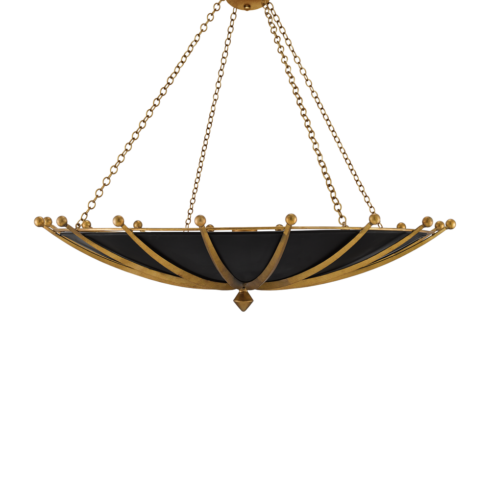 
                      
                        Fontaine Black & Gold Chandelier
                      
                    