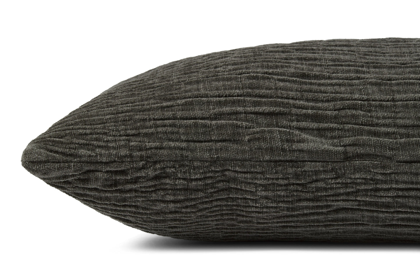 Loloi Charcoal 13'' x 21'' Cover w/Poly Pillow