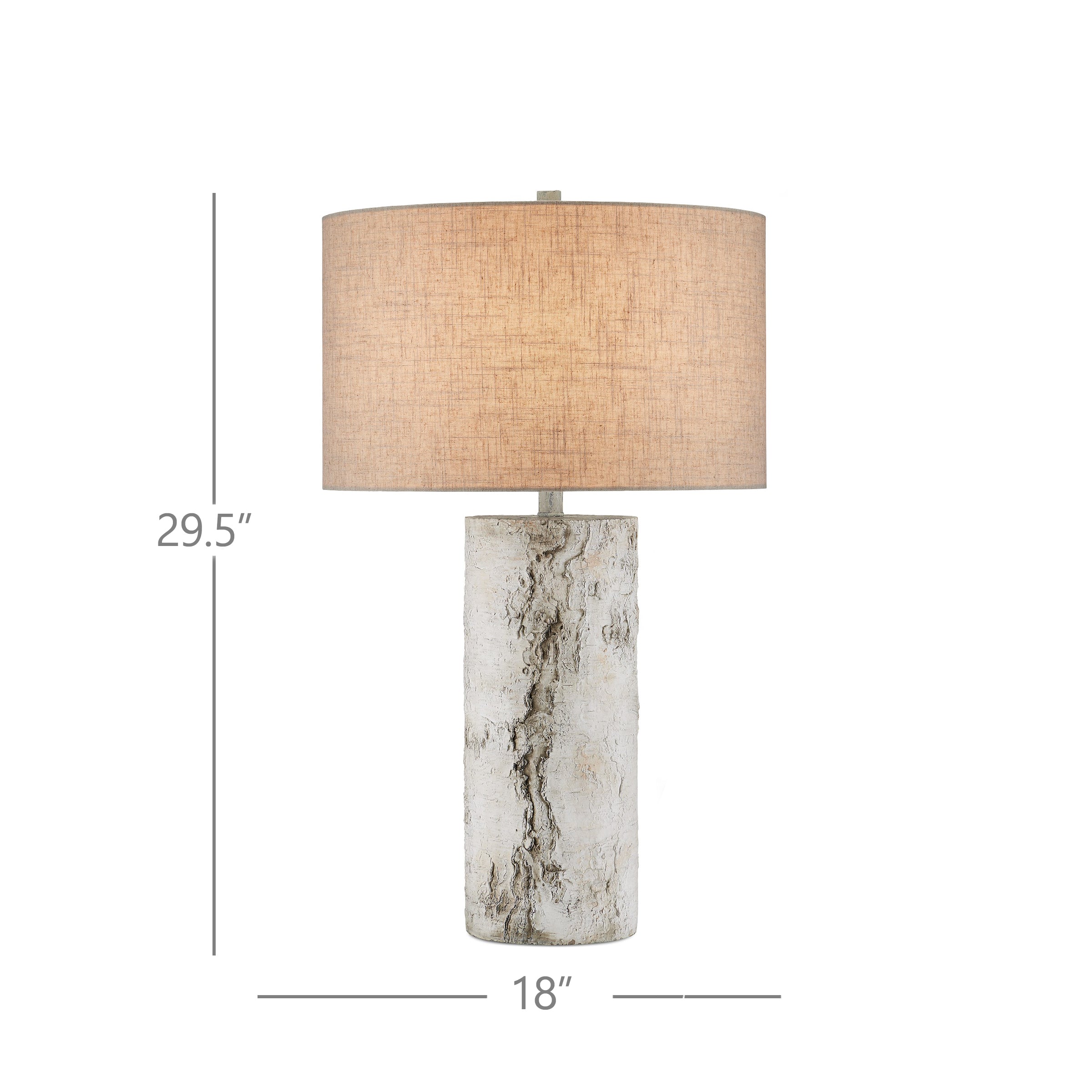 Faux Birch Table Lamp - Thumbnail 4