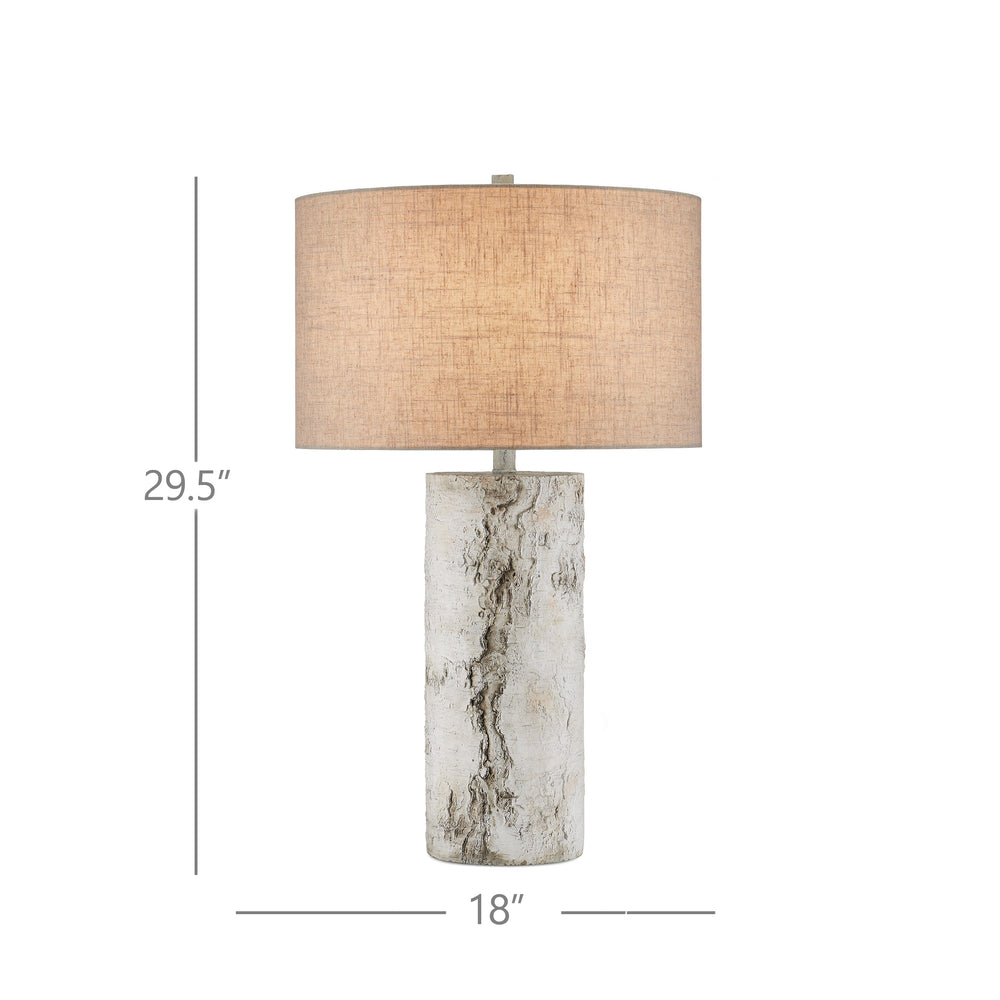 
                      
                        Faux Birch Table Lamp.
                      
                    