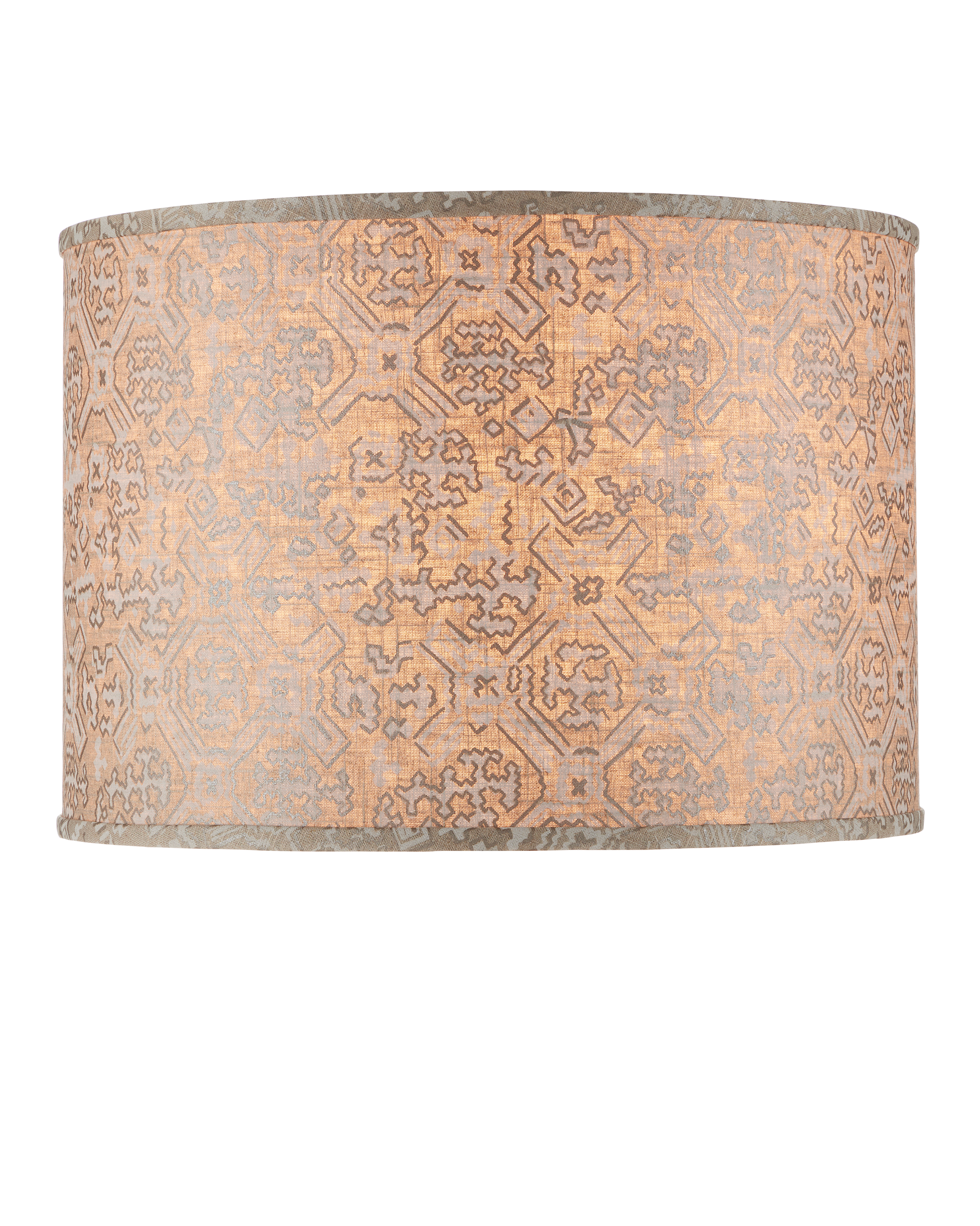 Nomad Beige Drum Lamp Shade - Thumbnail 2