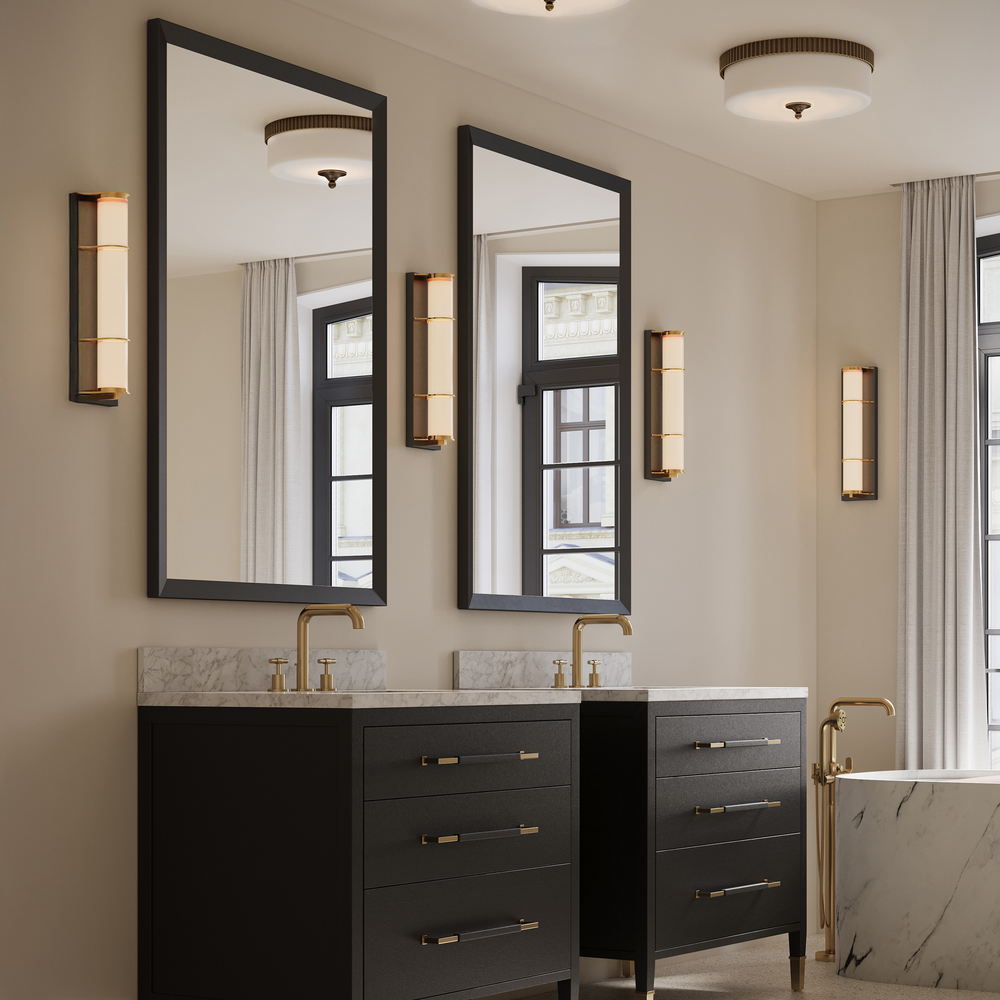 Bryce Bronze Flush Mount