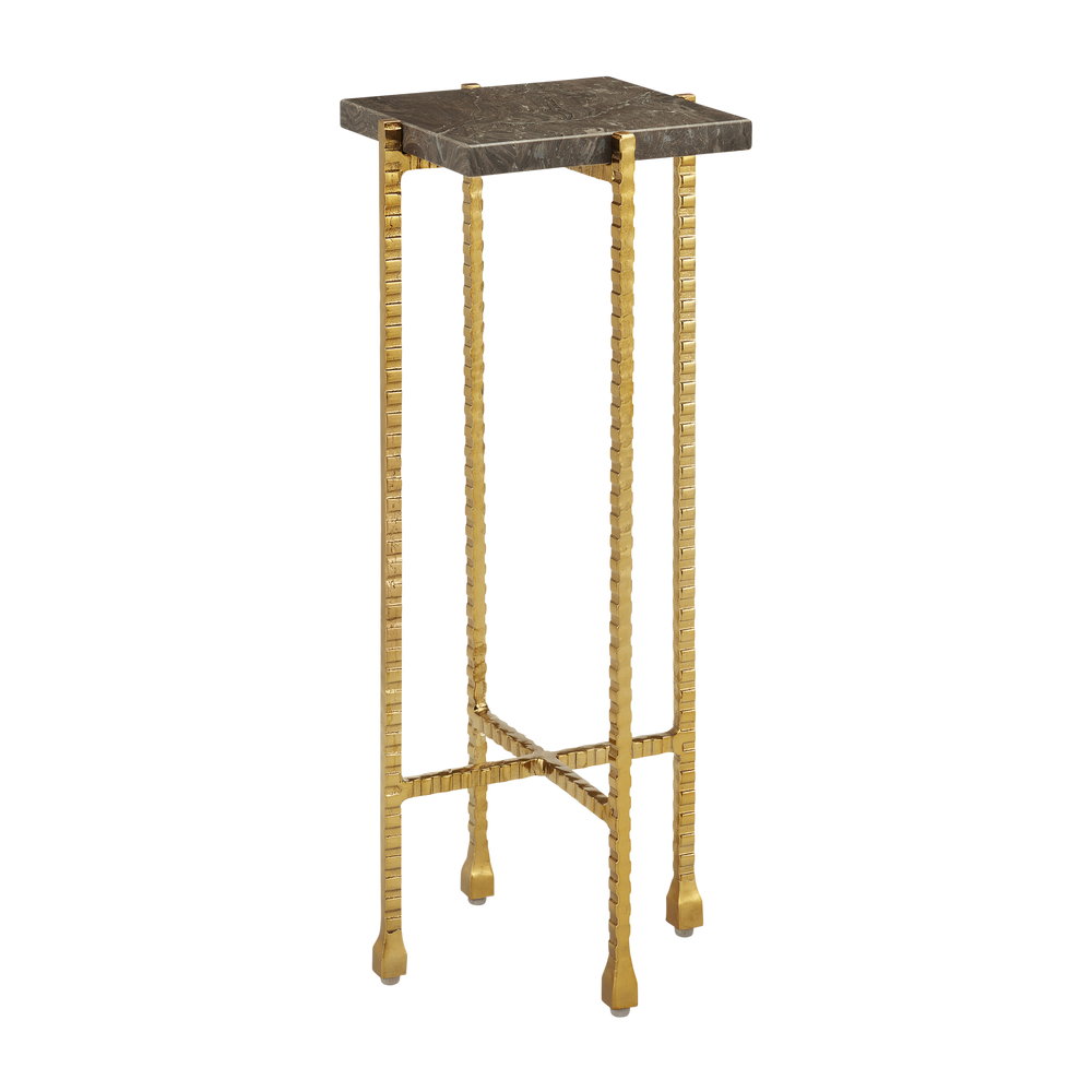 Flying Marble Gold Drinks Table