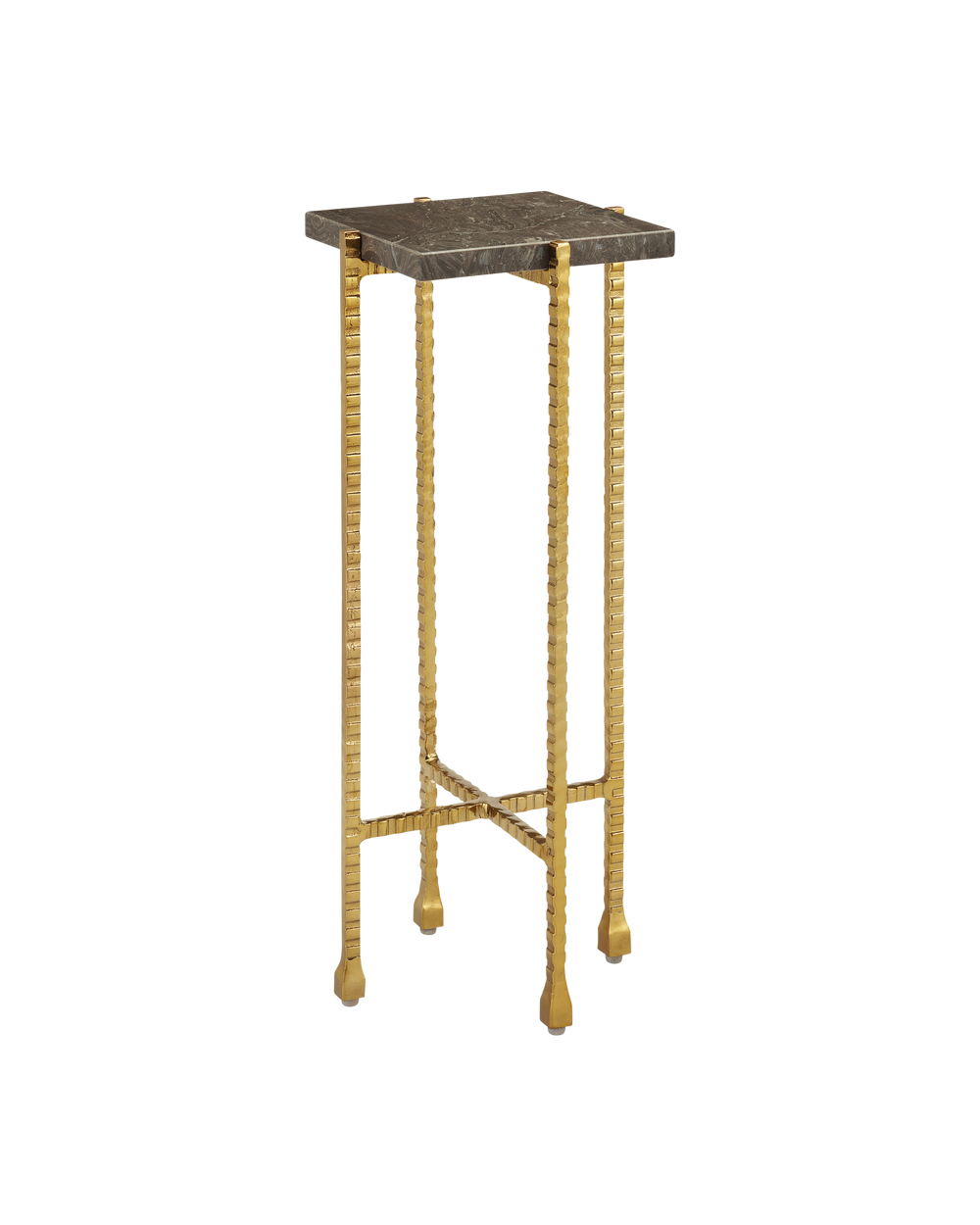 Flying Marble Gold Drinks Table