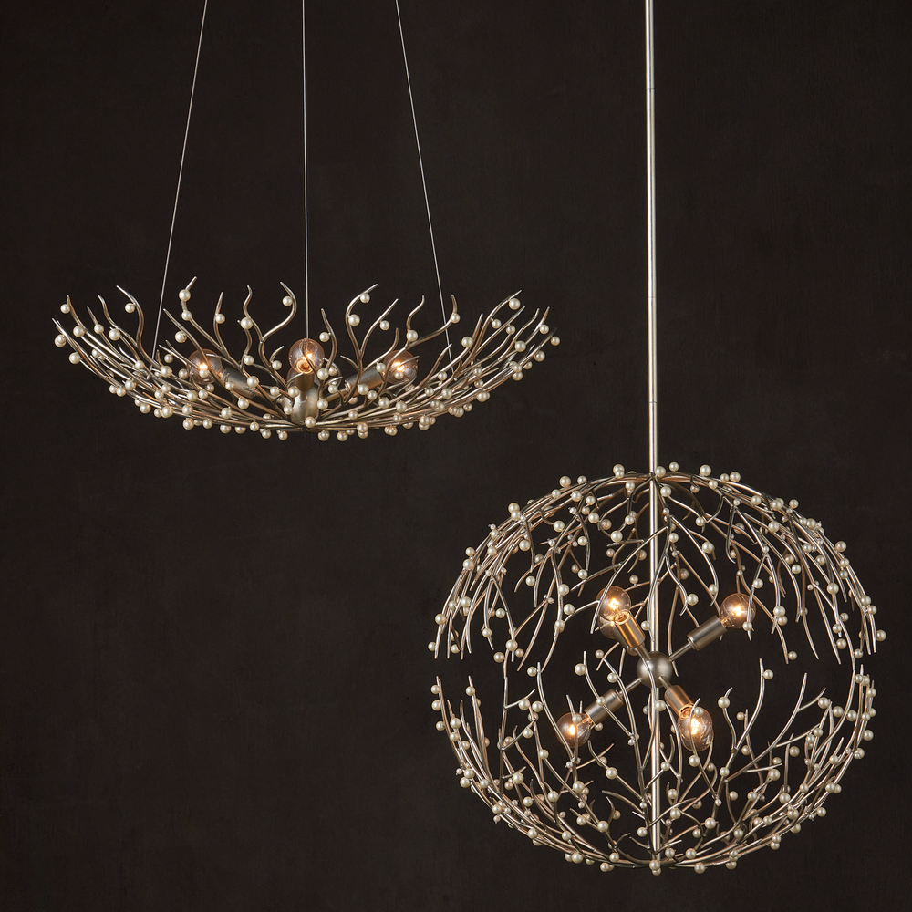 
                      
                        Shinju Pearl Bowl Chandelier.
                      
                    