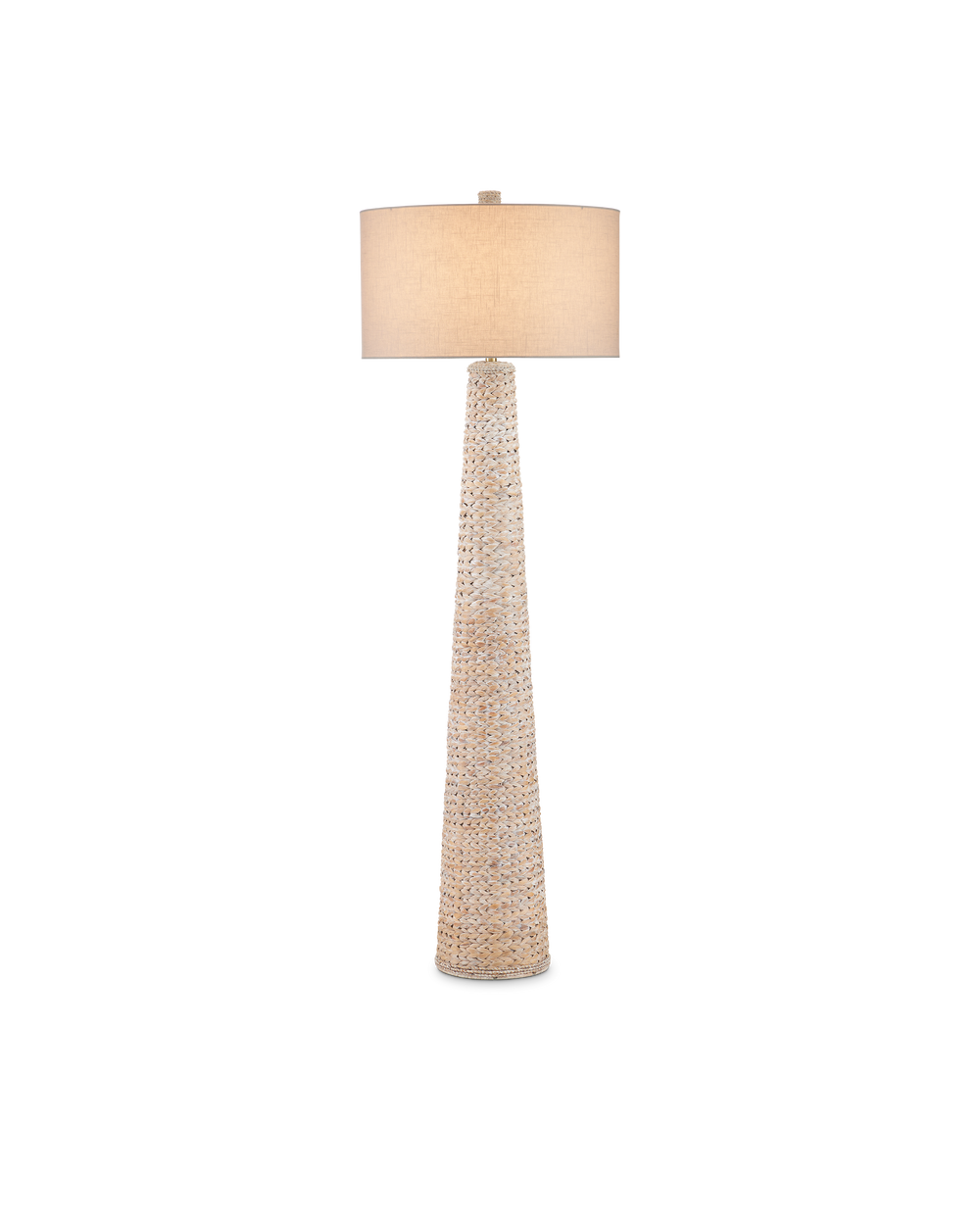 Birdsong Whitewash Floor Lamp