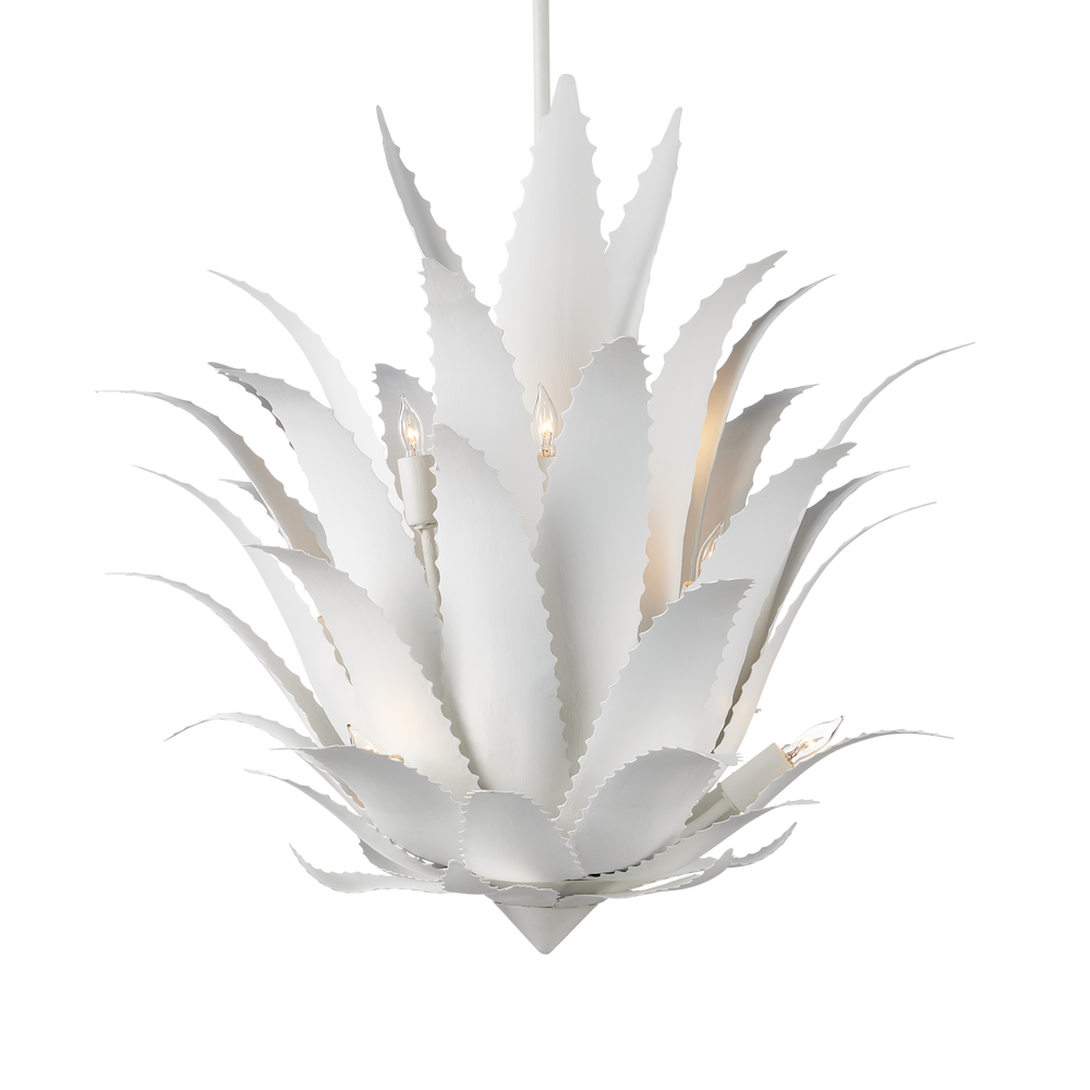 Agave White Chandelier