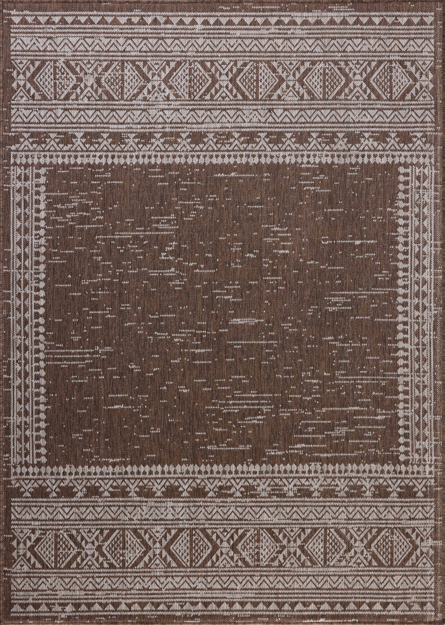 Loloi Easton Coffee / Dove 7'-10" x 10' Area Rug