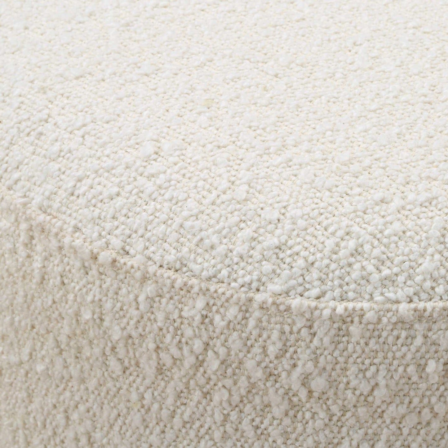 Uttermost Swirls Poplar Ivory Ottoman