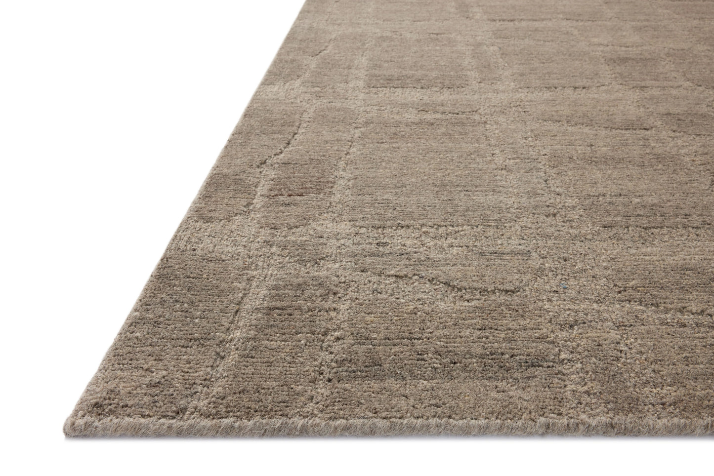 Loloi Hartley Grey / Pebble 18" x 18" Sample Rug