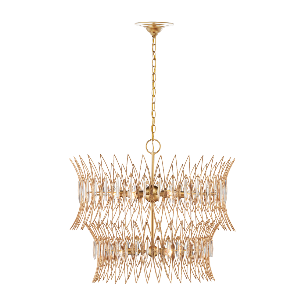 
                      
                        Marquise Medium Gold Chandelier
                      
                    
