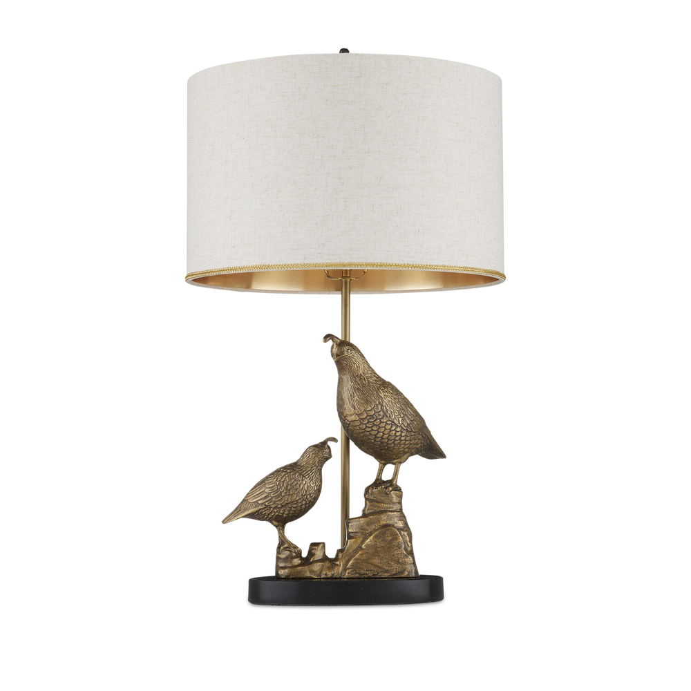 
                      
                        Codorniz Brass Table Lamp.
                      
                    