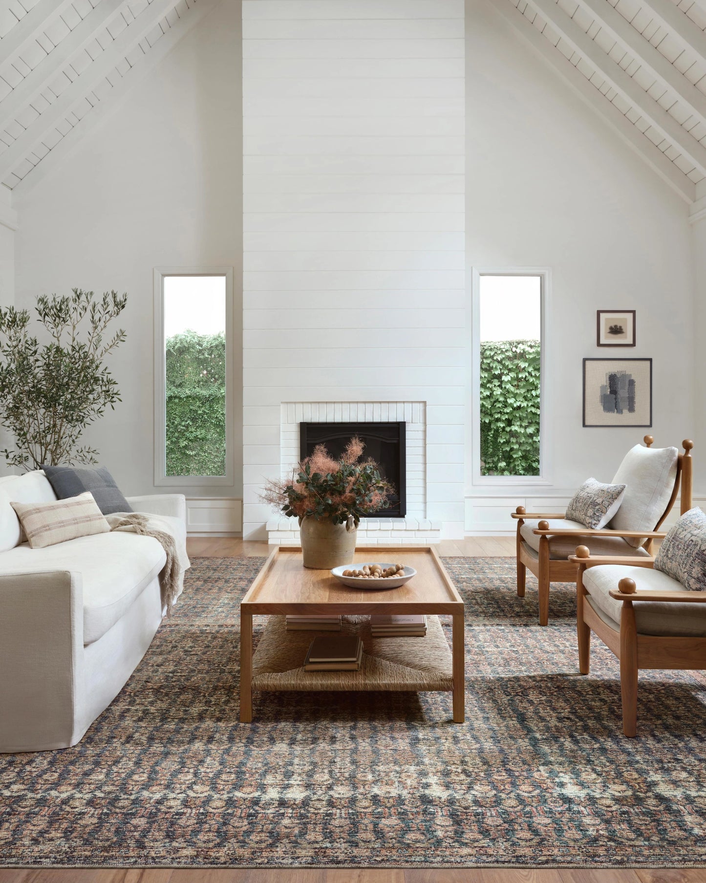 Amber Lewis x Loloi Billie Ocean / Brick 8'-6" x 11'-6" Area Rug