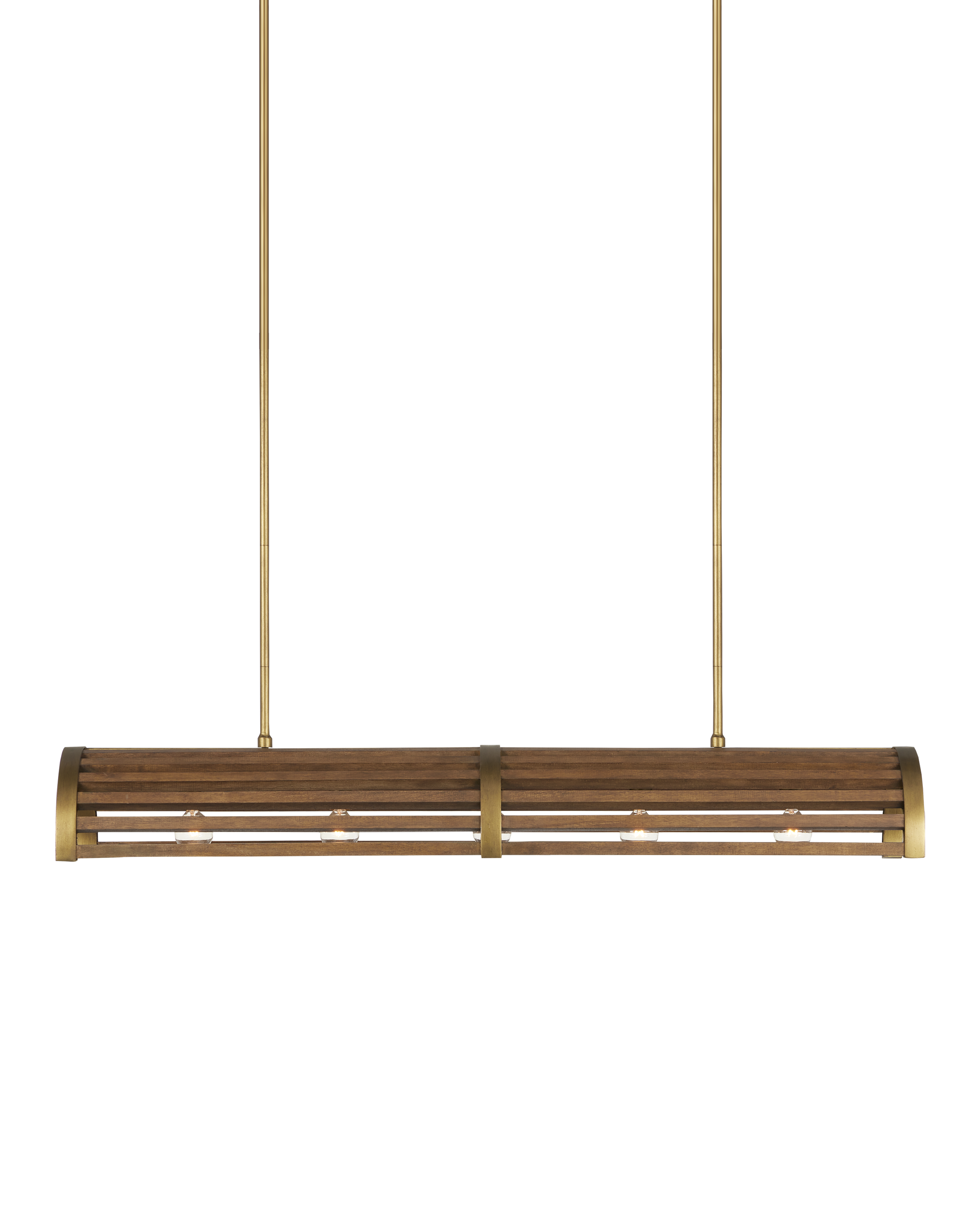 Woodbine Chestnut Rectangular Chandelier - Thumbnail 3