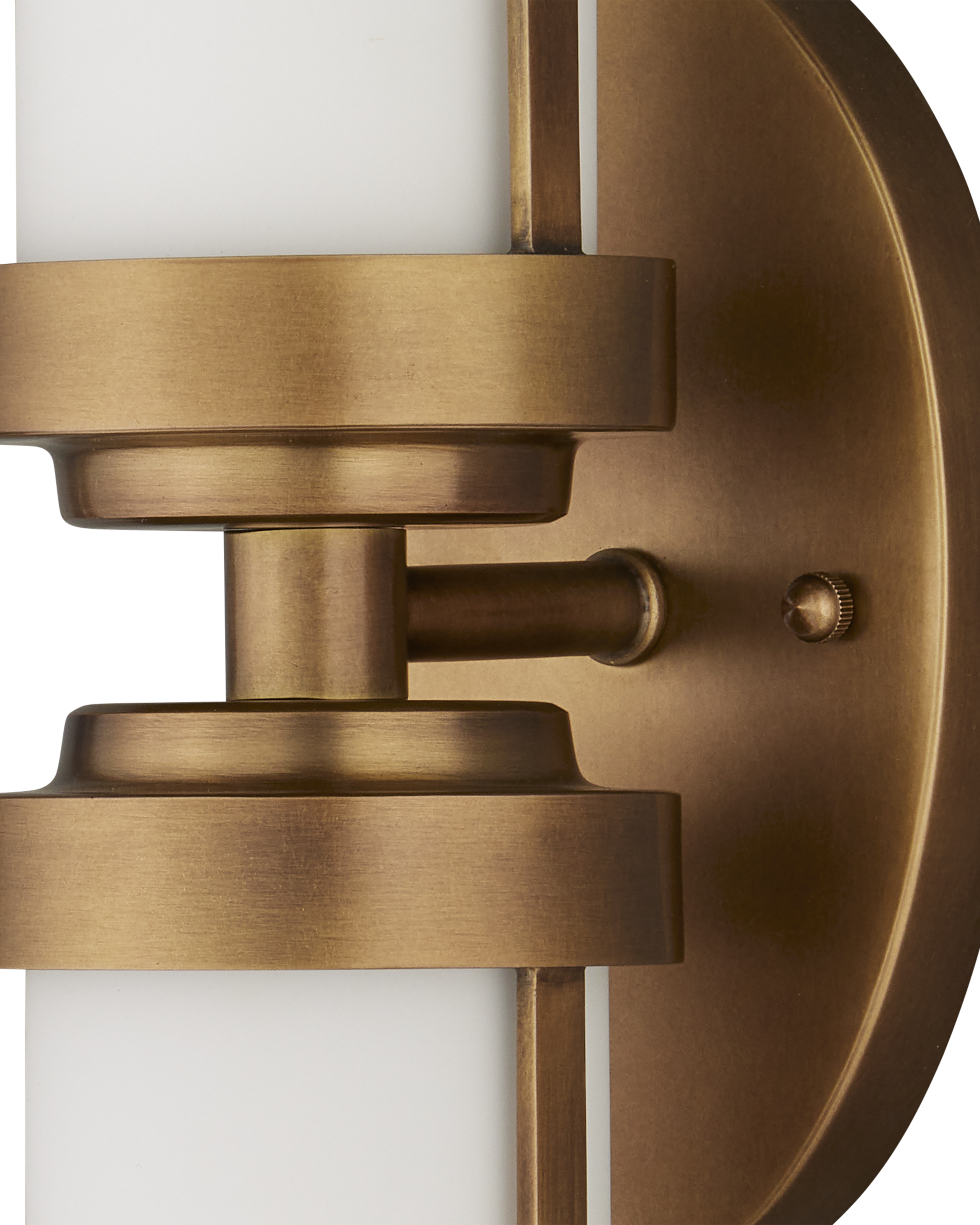 Bowland Brass Bath Wall Sconce - Thumbnail 4