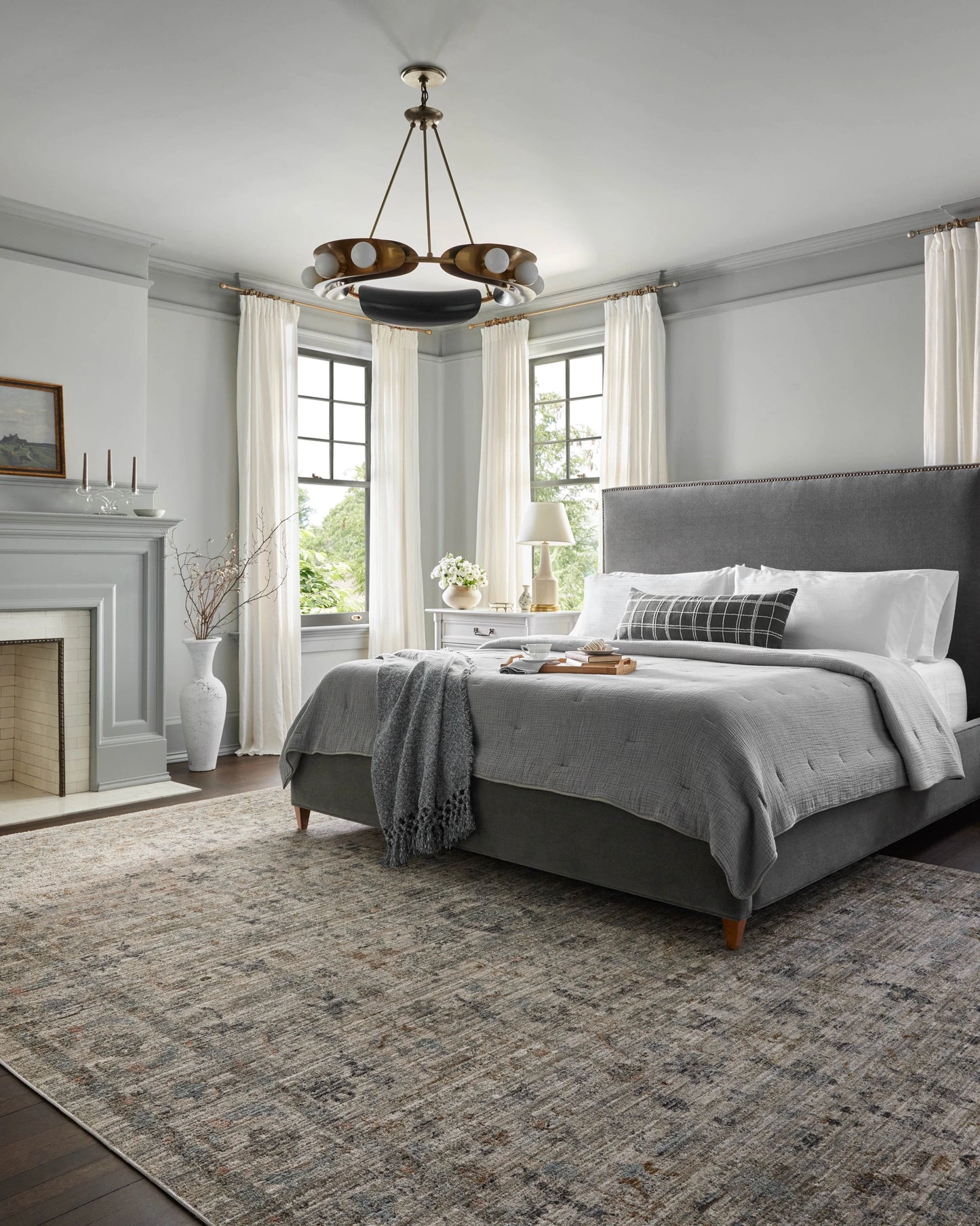 Jean Stoffer x Loloi Katherine Beige / Mist 11'-6" x 15'-7" Area Rug