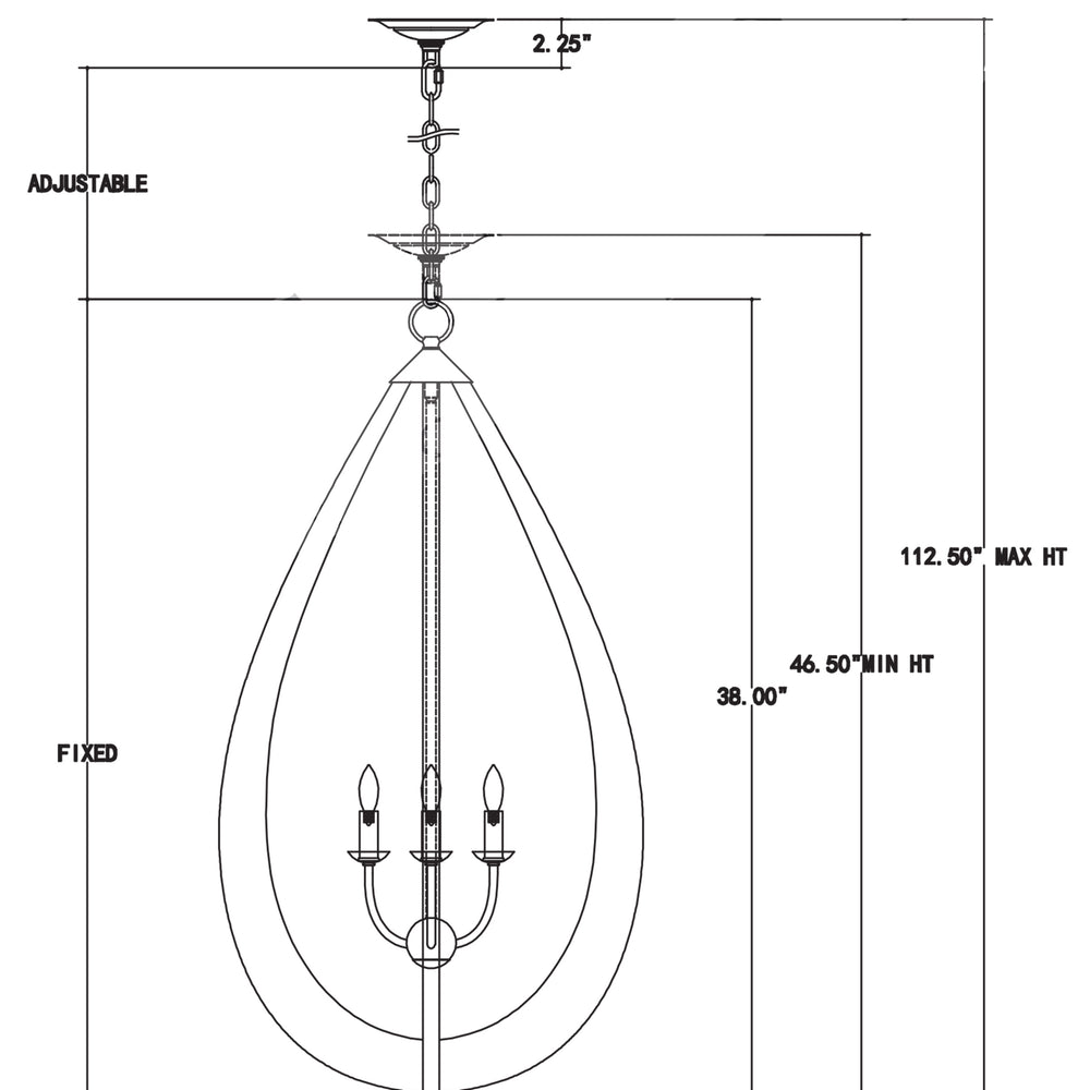 
                      
                        Arietta White Teardrop Chandelier
                      
                    