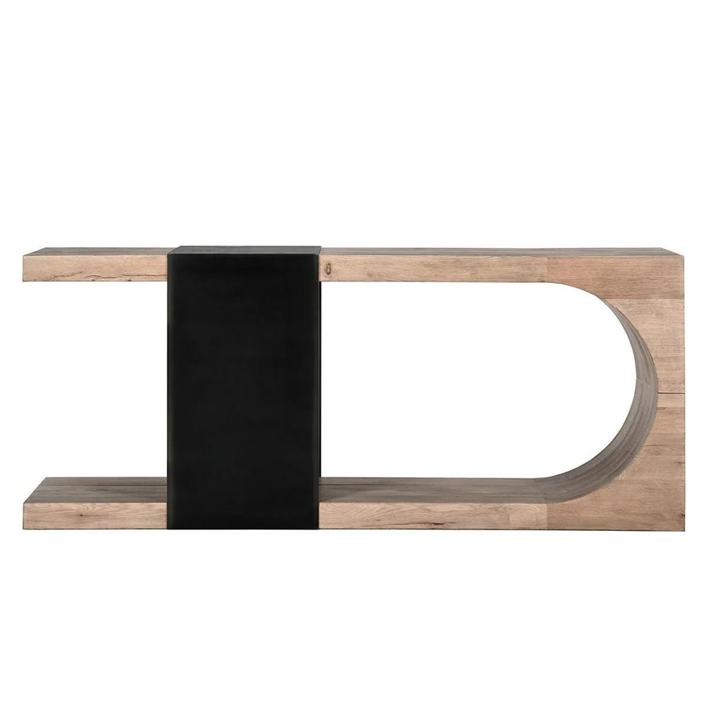 Danica Reclaimed Oak 72" Console Table - Cafe Brown - #shop_name Console Tables