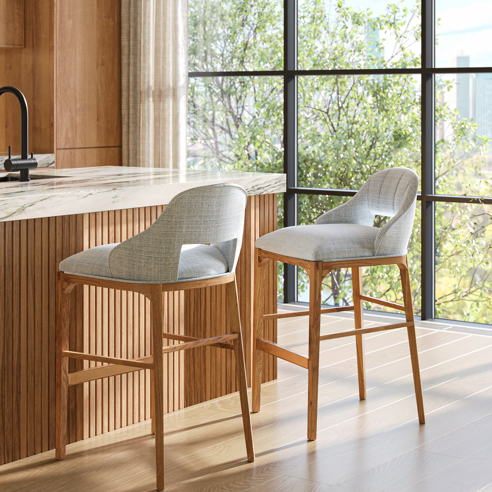 Inga Bar Stool, Greenlight Powder.