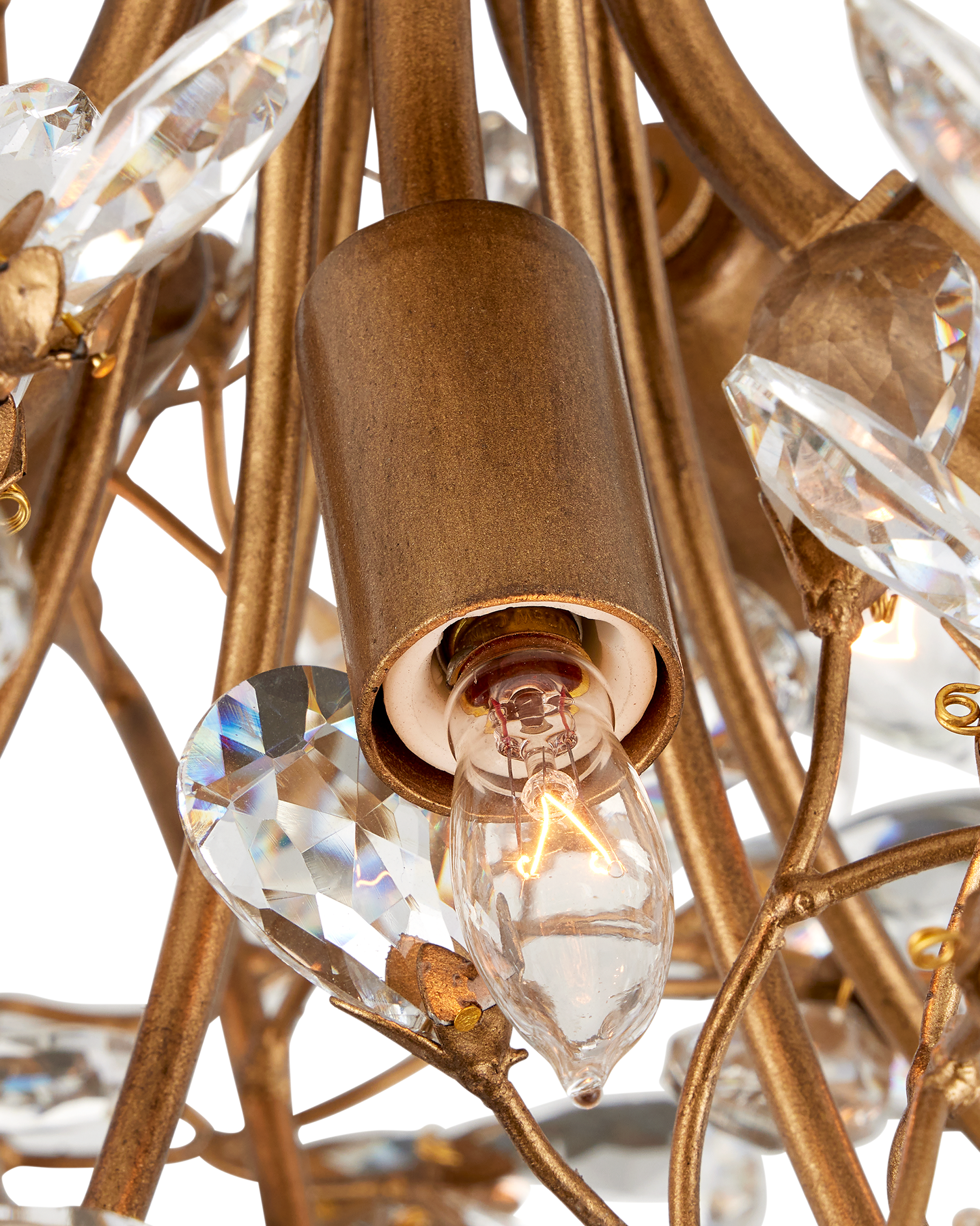 Crystal Bud Semi-Flush Mount - Thumbnail 4