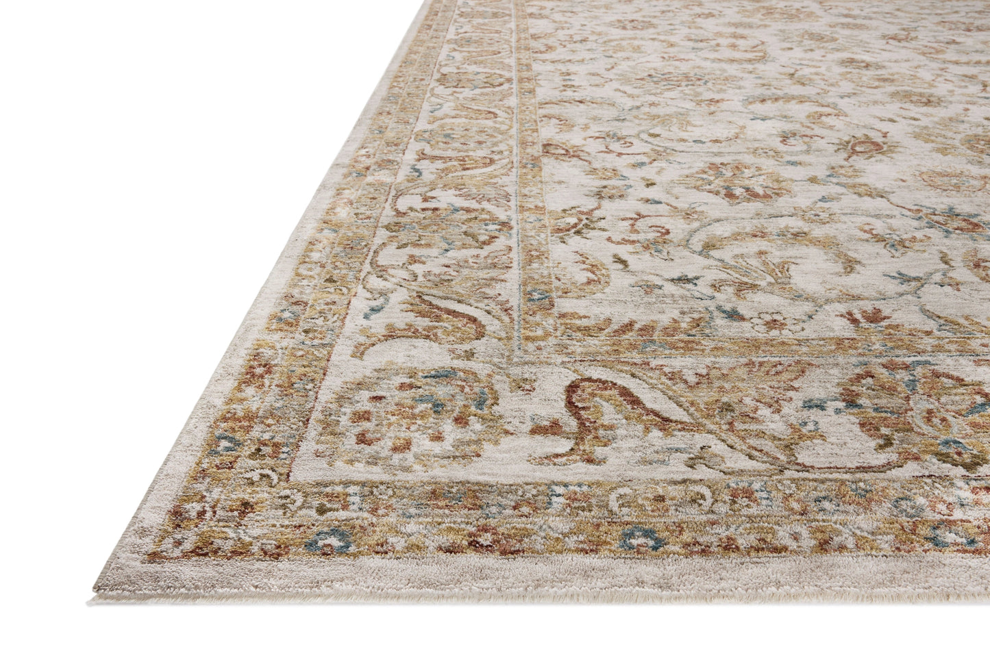Loloi Gaia Natural / Sunset 18" x 18" Sample Rug