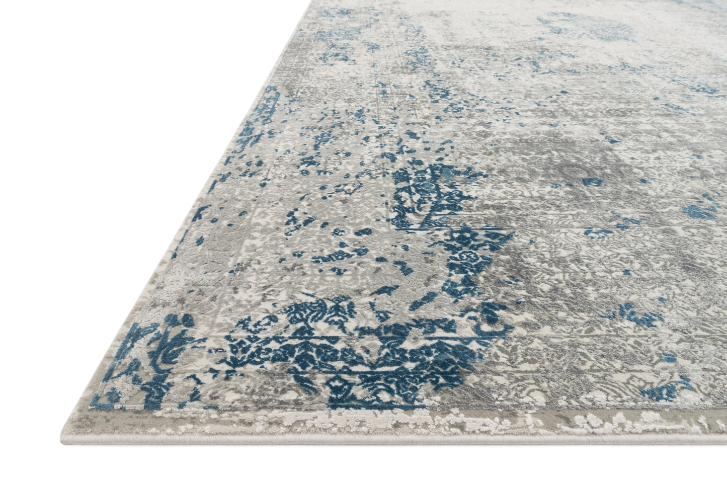 Loloi Sienne Dove / Ocean 2'-7" x 12'-0" Runner Rug