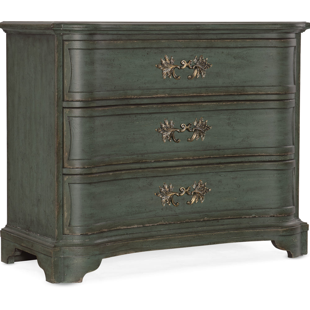 Charleston Three-Drawer Accent Chest - Gullah Green
