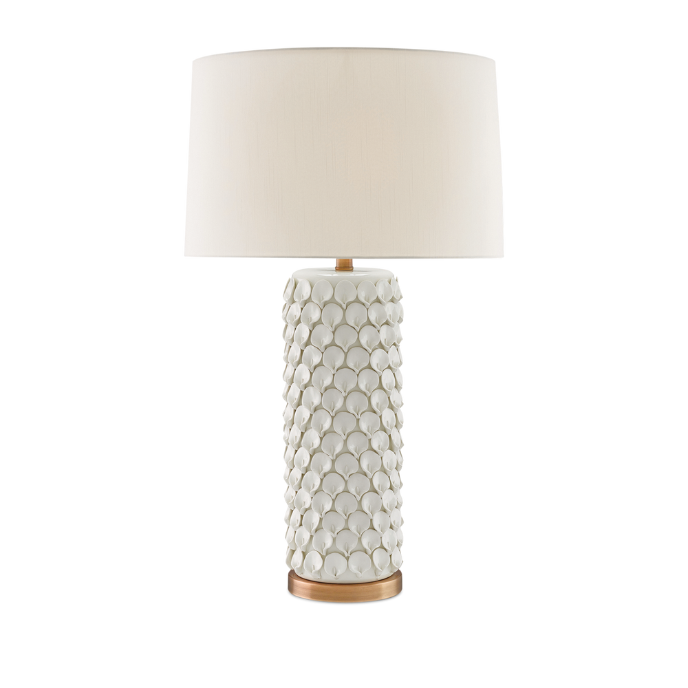 Calla Lily White Table Lamp.