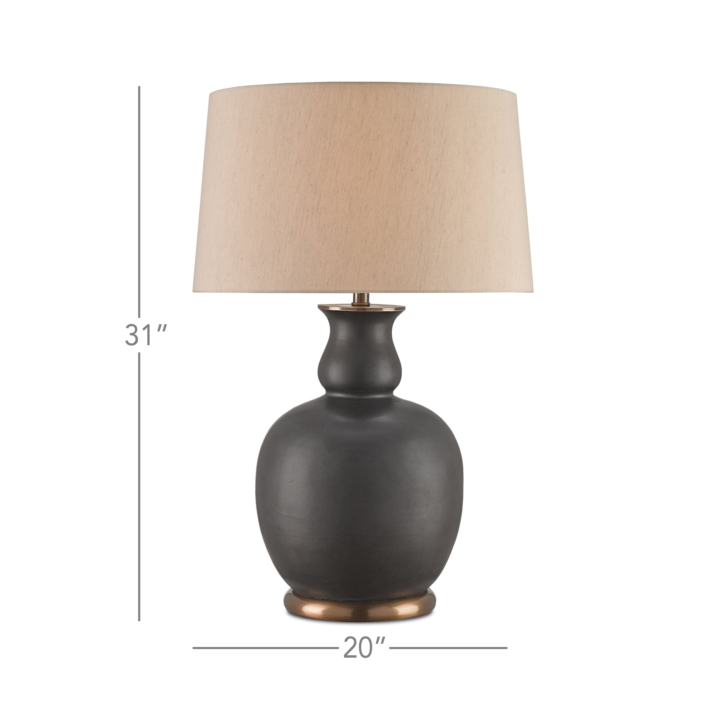 Ultimo Black Table Lamp - Thumbnail 2