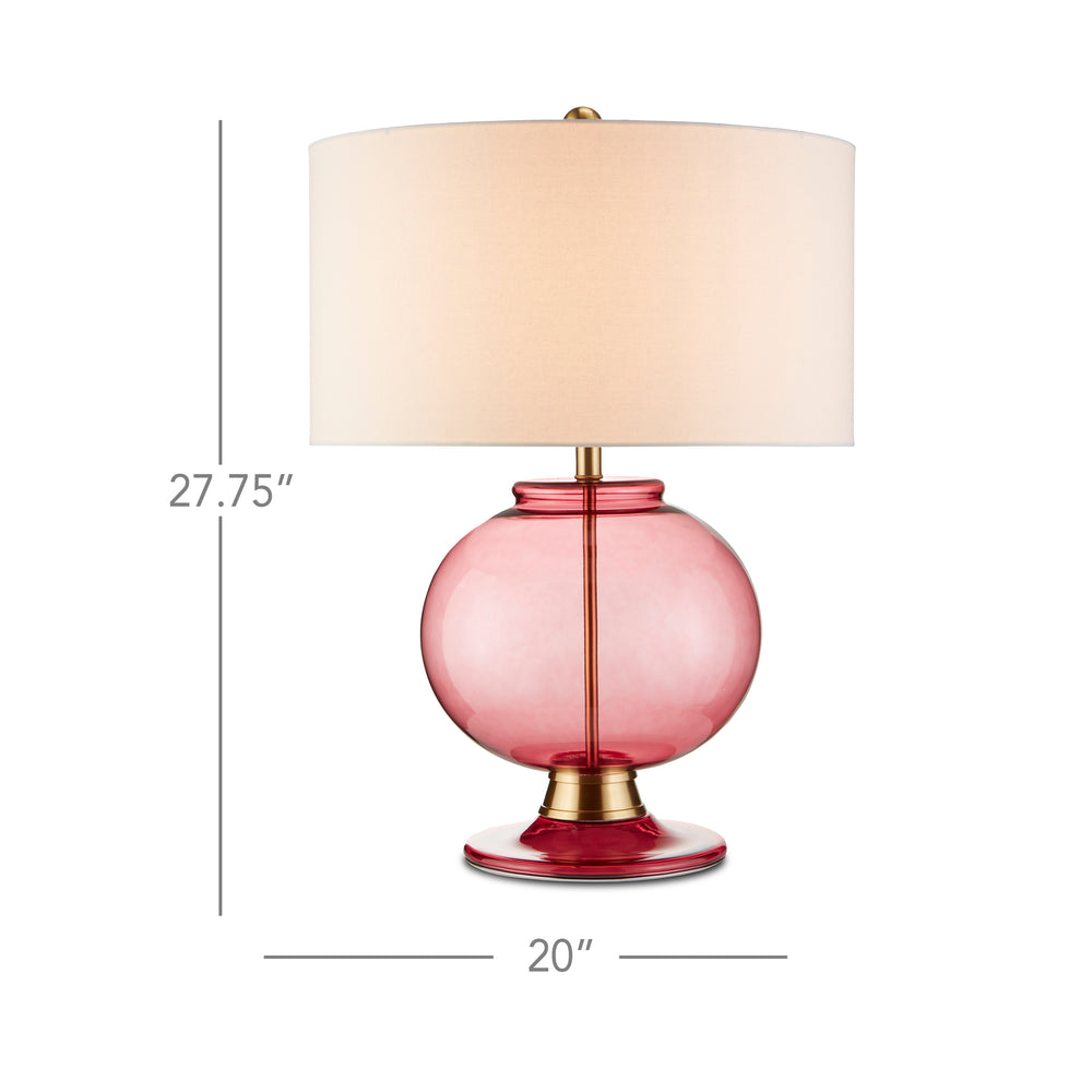 
                      
                        Jocasta Red Table Lamp.
                      
                    