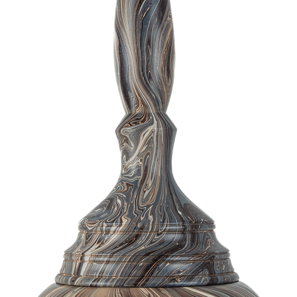 
                      
                        Marbleized Tall Turret Box.
                      
                    