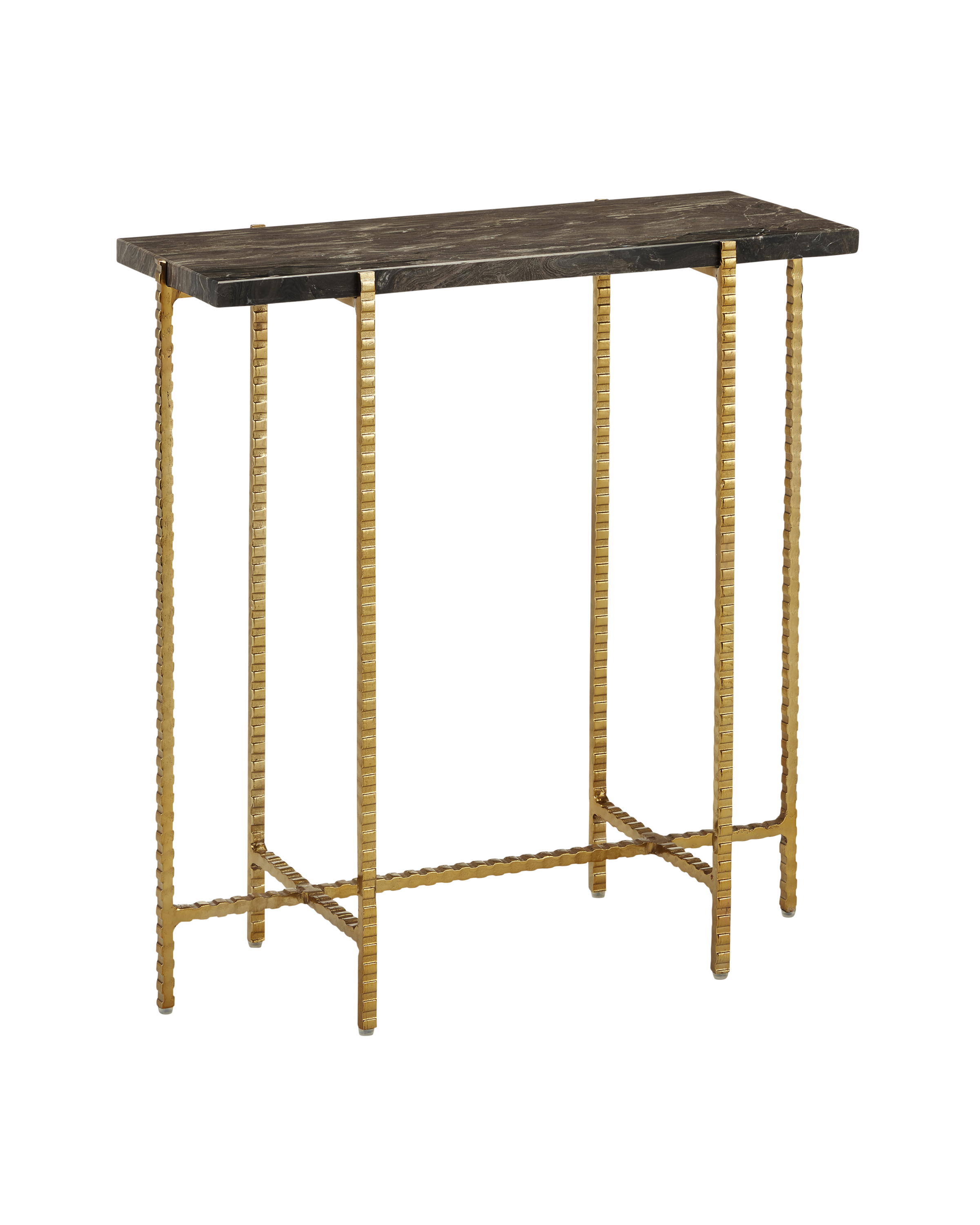 Flying Marble Gold Side Table - Thumbnail 3
