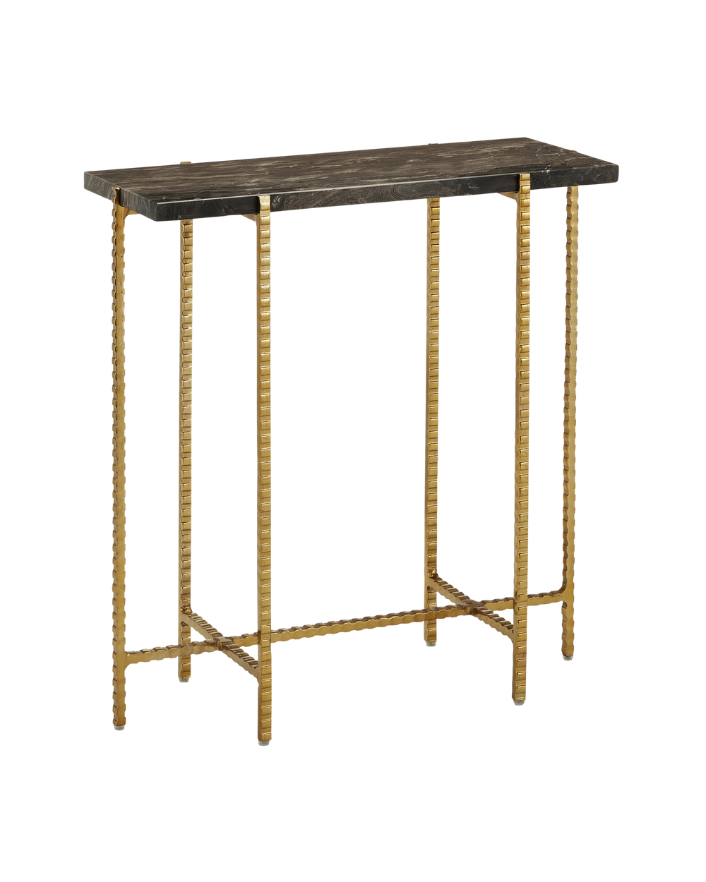 Flying Marble Gold Side Table
