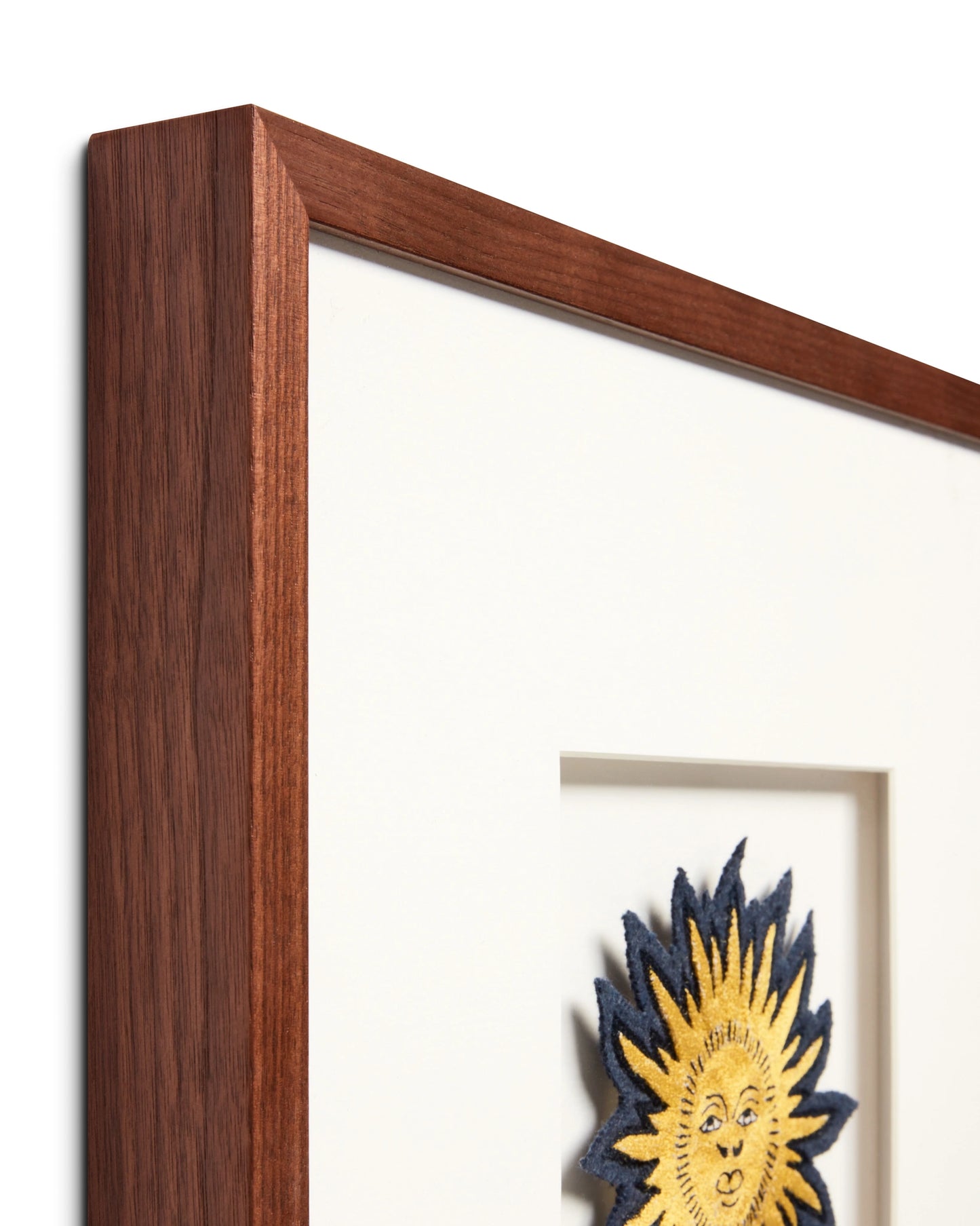Loloi Beams Patch Yellow / Beige 1'-4" X 1'-4" Wall Art