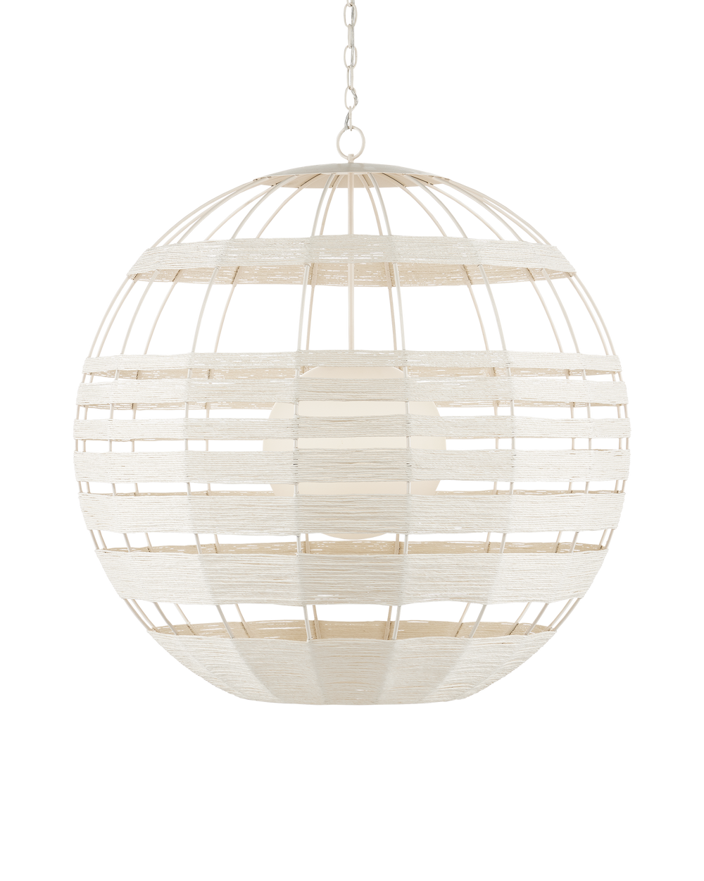 Lapsley White Orb Chandelier