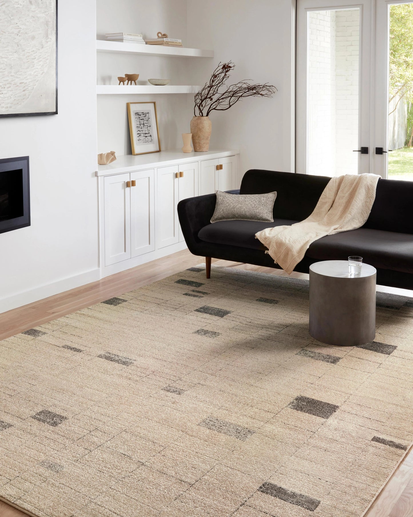 Loloi Bowery Slate / Taupe 9'-6" x 12'-6" Area Rug