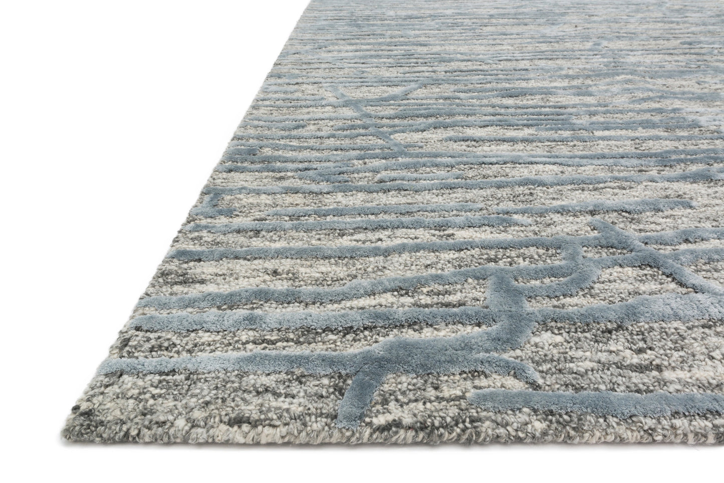 Loloi Juneau Grey / Blue 5'-0" x 7'-6" Area Rug