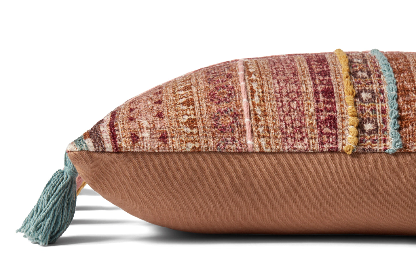 Loloi Brick / Multi 13'' x 35'' Cover w/Poly Pillow