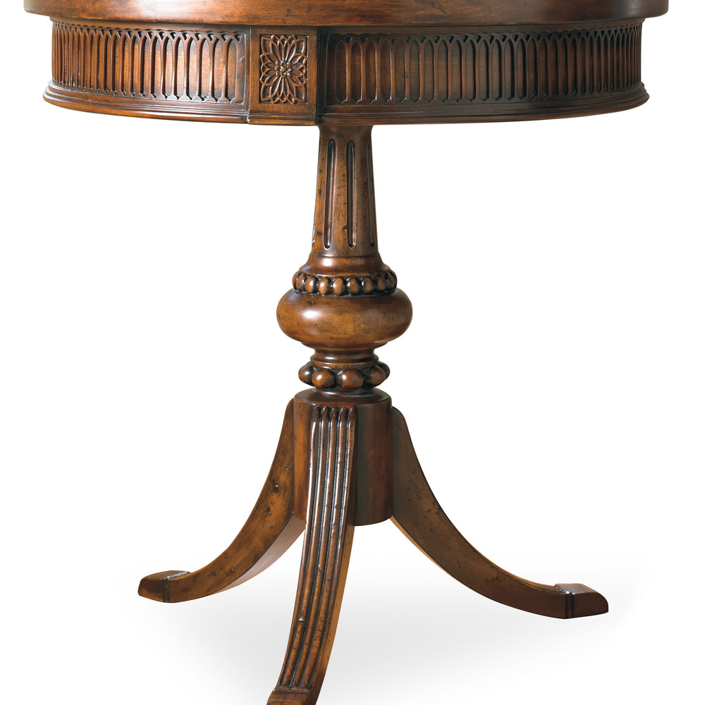 Round Pedestal Accent Table