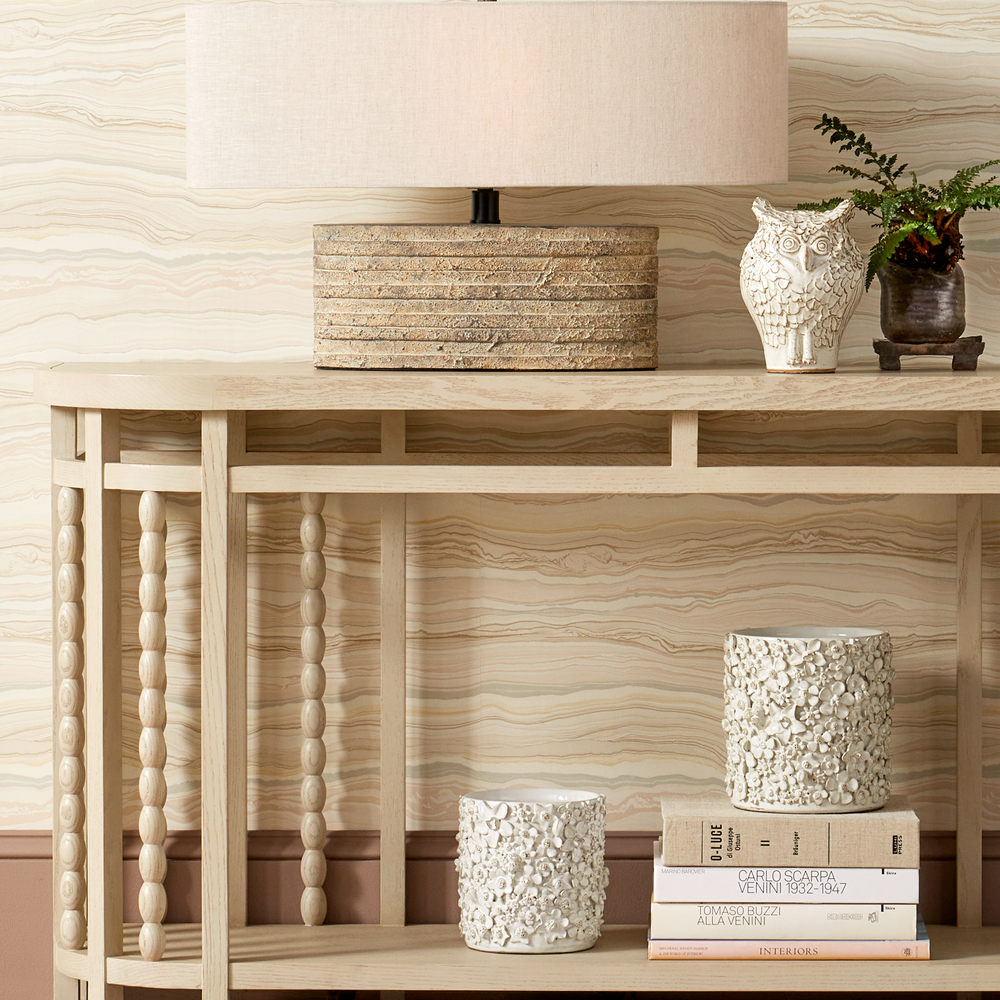 
                      
                        Jessamine Small White Cachepot.
                      
                    