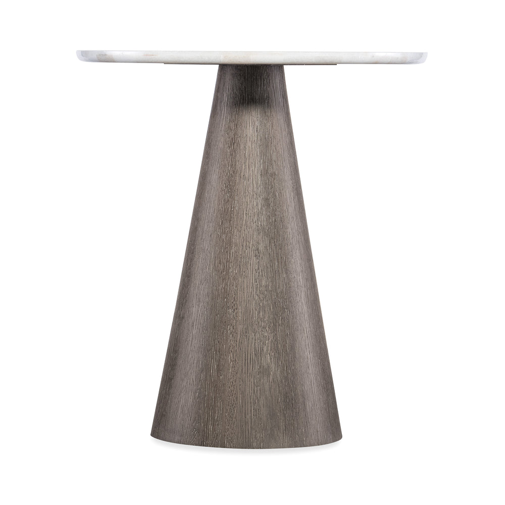 Modern Mood Round Accent Table - Mink Finish