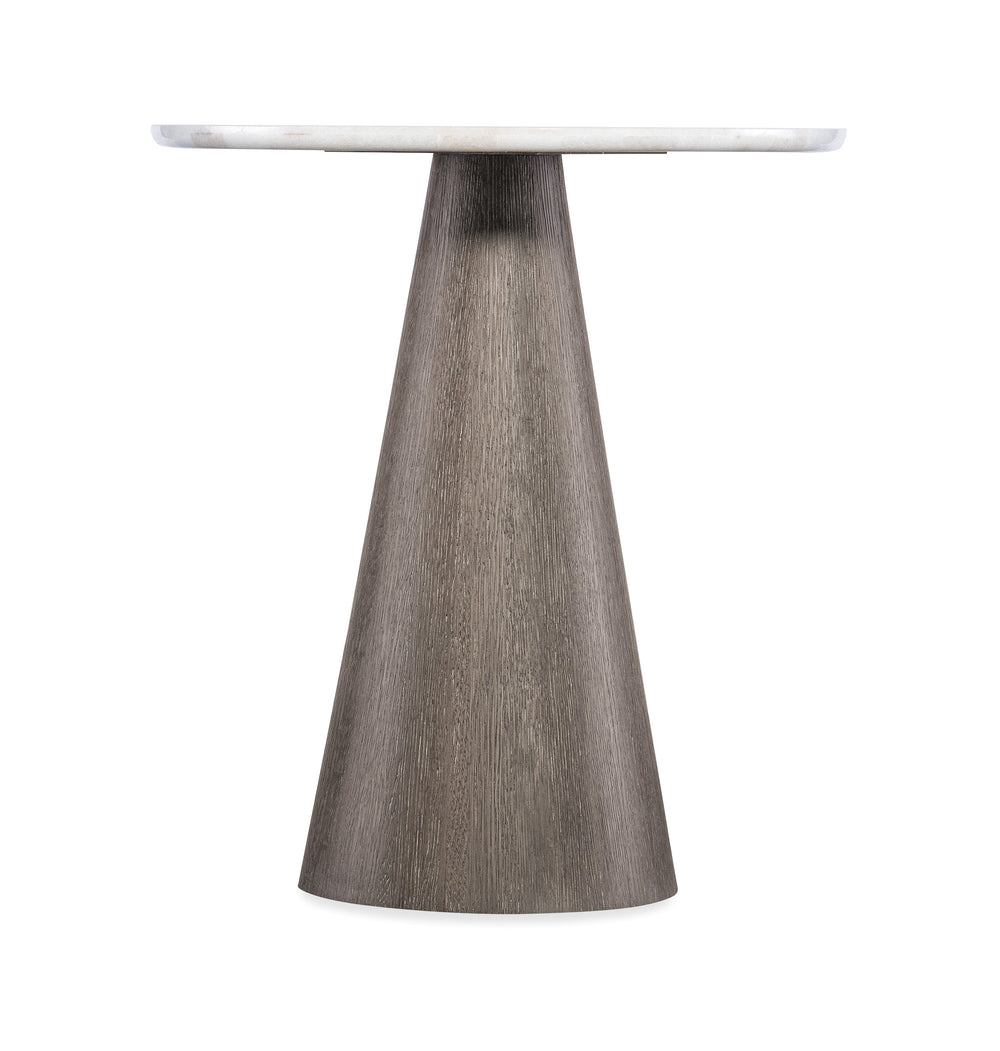 Modern Mood Round Accent Table - Mink Finish