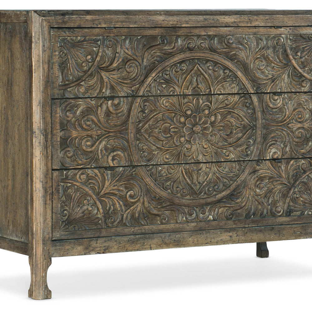 La Grange Lockhart Three-Drawer Accent Chest - Wash off