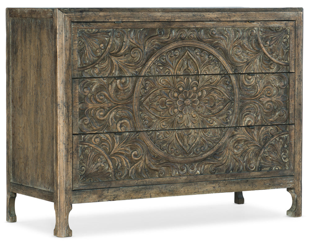 La Grange Lockhart Three-Drawer Accent Chest - Wash off