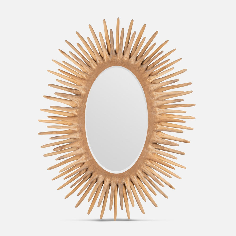 Donatella Oval Mirror 45" W - #shop_name Mirrors