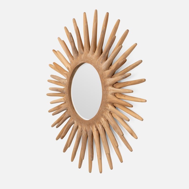 
                      
                        Donatella Round Mirror 41" D - #shop_name Mirrors
                      
                    