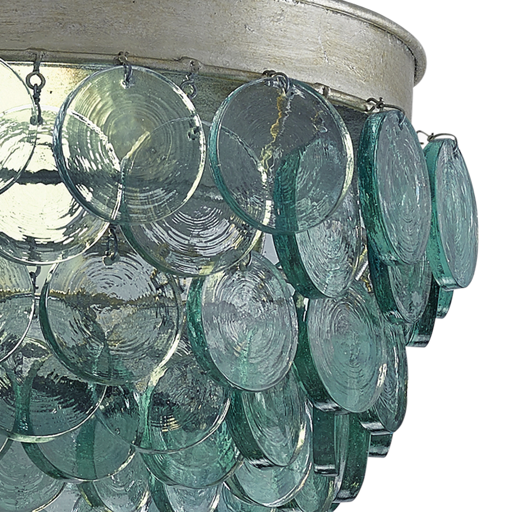 Braithwell Recycled Glass Flush Mount